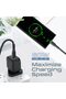 USB-C Cable 200cm, 60W Power Delivery, 480Mbps, Silicone Anti-Tangle, XCord-CC Black - 2