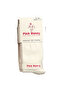 Pink Bunny Plain Patterned Pantyhose - White - 6