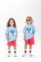 Unisex Superhero Printed Bottom Top Set