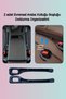 2Pcs Universal Car Seat Gap Filler Organizer-Black