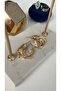 Gold Fish Model Earrings
