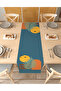 Leaf Bohemian Patterned Special Design Runner Digital Printed Decorative Tablecloth Modern Home Decoration
