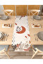Flower Leaf Pattern Custom Design Runner Digital Printed Decorative Tablecloth Modern Home Decoration