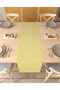 Flower Leaf Pattern Custom Design Runner Digital Printed Decorative Tablecloth Modern Home Decoration
