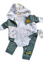 100% Customer Satisfaction Organic Cotton 3-Piece Men's Body & Bodysuit Set Hospital Exit - 2