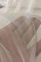 Cream Plain Tulle Curtain, Plain, Patternless, Plain Tulle, Frequently Pleated, Ironing Not Asked, Tulle, Curtain - 3