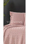 Dilli Knitwear Braided 50X70 Pillow Case Powder - 3