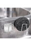 Dish Sponge Holder Stainless Steel Adhesive Sponge Holder Multi-Purpose Hanger 2 Pieces Ssng-1 - 2