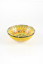 20 cm Ceramic Bowl with Handmade Yellow Tulip Motif - 3