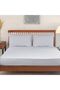 Pearl & Coal Super King Fitted Sheet Set Grey200X200+30Cm&50X75Cm|100% Cotton Satin-800 Thread Count