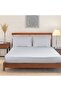Pearl & Coal Queen Fitted Sheet Set Grey160X200+30 Cm & 50X75Cm | 100% Cotton Satin-800 Thread Count