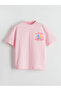 Crew Neck Girl's T-Shirt - 2
