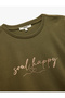 Cotton Short Sleeve Crew Neck Printed Women's T-Shirt - 5