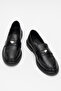 Dericlub Women's Classic Loafer Shoes Real Leather Rc 40220 Black - 6