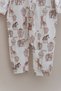 0.3 Tog Zippered Jumpsuit Without Footies - Pureline Series - Dreamland Safari - 7