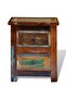 Nightstand with 2 Drawers Solid Reclaimed Wood - 6