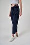 Women's Navy Blue Trousers 1523067-Dark Blue - 5