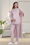 Dried Rose Special Design Lace Maternity Maternity Dress Pajama Set