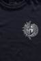 Unisex Navy Blue T-Shirt Celestal Balance Sun and Moon Sun and Moon Space Ying Yang Printed T-Shirt - 2