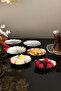 Ulver's Silver Set of 6 Sugar Bowl Turkish Delight Bowl Snack Bowl Coffee Side Presentation Bowl Decorative Bowl with Handles - 4