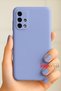 حافظة هاتف Galaxy A71 بتصميم إطلاق سطح داخلي من السيليكون المخملي