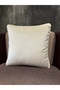 Imported Silk Velvet Cream Color KIRLENT CASE 43x43cm - 3