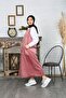 Double Pocket Salopette Velvet Dress - 3