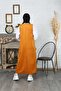 Double Pocket Salopette Velvet Dress - 5