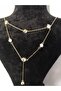 Stainless Steel Solitaire Glossy Pendant Necklace Double Appearance Adjustable Tarnish Free - 4
