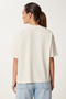 Printed Cotton Knitted T-Shirt Cream Lus0147 - 5