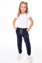 Girl's Embroidered Tracksuit Bottom