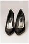 4292 genuine leather stiletto 9cm black - 2
