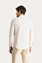 Long Sleeve Slim Fit Slim Fit Printed Cotton Shirt - 4