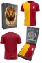 Original Licensed 5 Star Yellow Red Men's T-Shirt Gs Lion Printed Gift Wooden Box