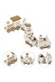 - Christmas Wooden Train Set - 4Pcs - White - 2