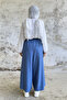 Filament Linen Skirt Trousers 8826 Indigo - 3