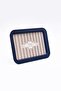 Ee169-5b Elegance Blue Patterned Rectangular Tray 32x43 Cm - 3