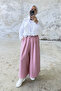 Filament Linen Skirt Trousers 8826 Powder - 2