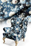 Classic Flower Patterned Digital Printed Upholstery Sofa Fabric