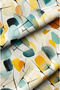 Abstract Modern Patterned Digital Printed Upholstery Sofa Fabric - 4