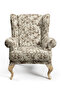 Classic Flower Patterned Digital Printed Upholstery Sofa Fabric - 2