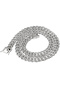 13 Mm. Thick 60 Cm. Stoned Alloy Cuban Women's Men's Chain Ek54By