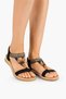 Women's Sandals Rope Drawstring Stone Fashion Women's Sandals Black - 2