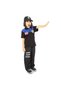 Police Costume-Polo Collar Blue Civil Society Police Outfit Short Sleeve