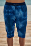 Remsa Men's Pool Sea Long Capri Shorts Swimsuit Rk001 Blue - 3