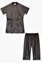 Front Covered Parachute Short Sleeve Semi-Closed Swimsuit Nurel R2608 - 6