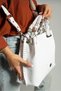 White 3 Compartment AdjustaBle Long Strap Women's Bag - Hand and Shoulder Bag - 4031 - 3