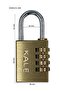 Large Size, Combination Padlock, Padlock, Brass, 4 Digit, 38 Mm, 4cmm Large Size, 21-300, - 3