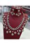 Bijouterie Necklace Bracelet Earrings Set for Wedding Engagement Special Occasions