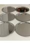 22cm Stainless Steel Round Model 6 Pieces Serving and Presentation Tray - 2